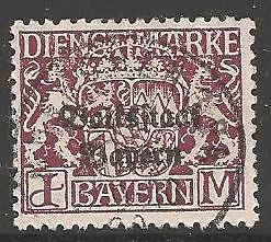 BAVARIA SGO228 1920 1m PURPLE FINE USED