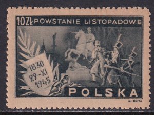 Poland 1945 Sc 373 November Uprising 115th Anniversary Stamp MH