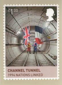 Great Britain 2012 PHQ Card Sc 2995c 1pd Channel Tunnel Opens