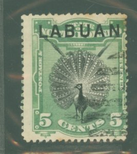 Labuan #52v  Single