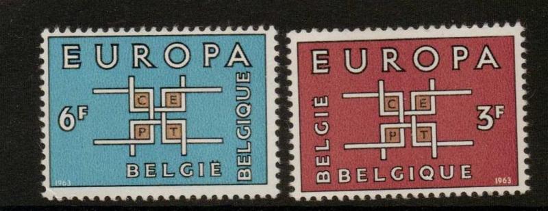 BELGIUM SG1862/3 1963 EUROPA  MNH