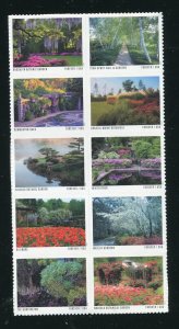 5461 - 5470 American Gardens Block of 10 Forever Stamps MNH