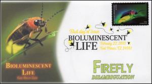 18-069, 2018, Bioluminescent Life, DCP, Firefly, First Day Cover