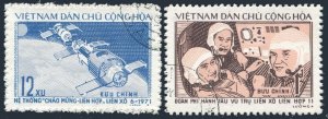 Viet Nam 685-686,CTO.Michel 717-718. Flight of Soyuz II. Soyuz cosmonauts, 1972.