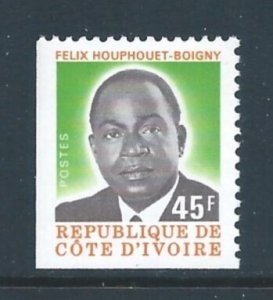 Ivory Coast #417 NH 45fr Pres. Boigny Defin. - Booklet Single