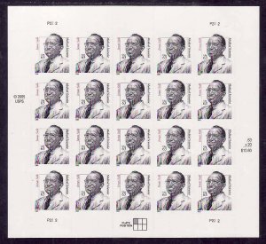 USA-Sc#3428- id12-unused NH sheet-Distinguished Americans-Dr. Salk-2000-