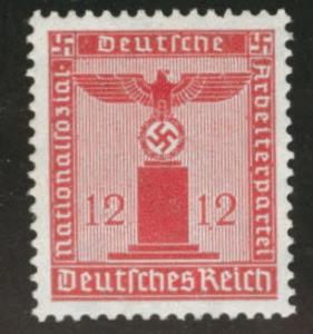 Germany Scott S7 MH* watermarked 1938 Franchise stamp