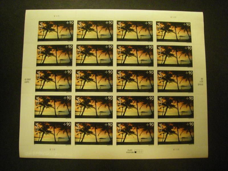 Scott C143, 90c Hagatna Bay, Guam, Sheet of 20 #V11111, MNH Scenic Landscapes