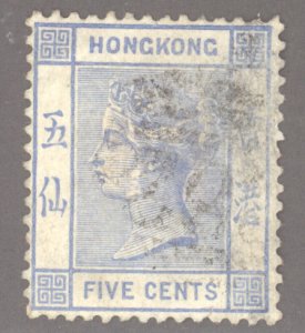 Hong Kong, Scott #40, Used