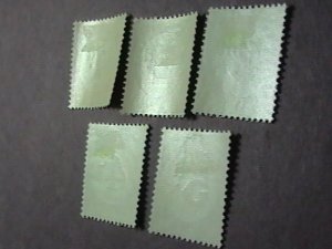 TRISTAN DA CUNHA # J1-J5-MINT/HINGED--POSTAGE DUE--COMPLETE SET-1957(#2)