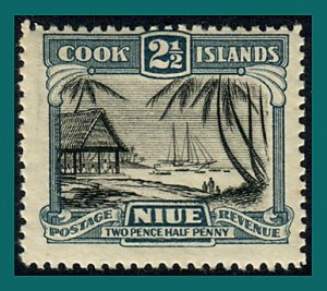 Niue 1946 Unloading Ship,  MNH  #80,SG92