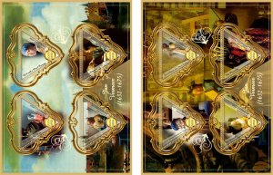 Stamps.Art, painting, Jan Wermeer 2016 year 25 sheets perforated MNH**