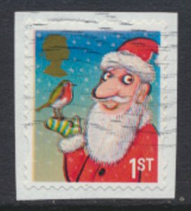 GB Christmas 2012 1st  Class  SG 3416  SC#3121  self adhesive on piece see scan 