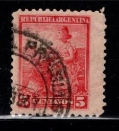 Argentina  - #127 Liberty Allegory (Perf 11 1/2)- Used
