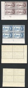 Jamaica SG141/2 Blocks of 4 U/M Perf 14