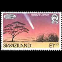 SWAZILAND 1986 - Scott# 489 Halley Comet Set of 1 NH