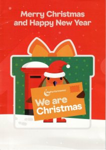 GB - Royal Mail 2025 Staff Christmas Card with 50 x 2nd Xmas - Complete sheet