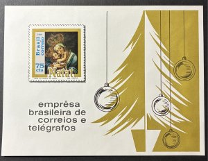 Brazil 1969 #1147 S/S, Christmas, MNH, CV $40