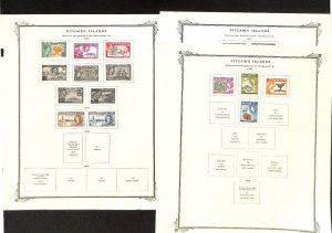 Pitcairn Islands Stamp Collection on 10 Scott Specialty Pages 1940-1973