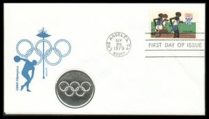 #1791 Summer Olympics Medallion FDC
