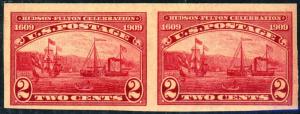 U.S. #373 MINT Pair F-VF OG HR 