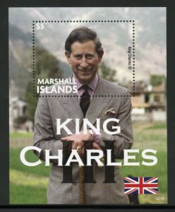 MARSHALL ISLANDS 2023 KING CHARLES SOUVENIR SHEET MINT NH