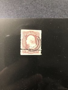 Scott#65 US Stamp 3c USED George Washington 1861-62 - “ MISPERF “