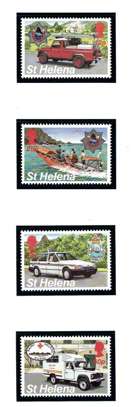 St Helena 641-44 MNH 1995 Emergency Services