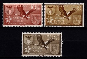 Spanish Sahara 1958 Aid for Valencia, Set [Unused]