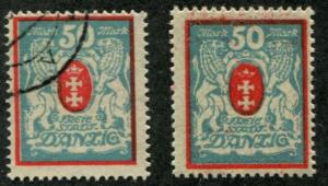 Danzig SC# 106  Arms Used & MH