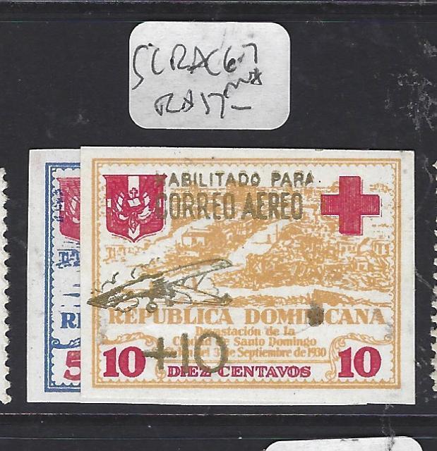 DOMINICAN REPUBLIC (P1010B)  SC RAC 6-7        MNH