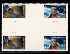 UNITED STATES SC# 4527-28 CROSS GUTTER BLK/4 VF/NH