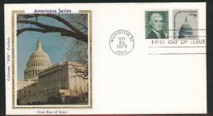 1591 FDC Capitol dome on COLORANO SILK Cache U/A