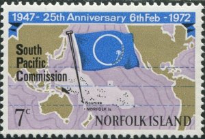 Norfolk Island 1972 SG126 7c South Pacific Commission MNH