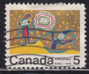 Canada 522 Children Skiing 5¢ 1970