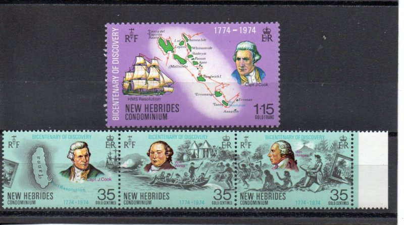 New Hebrides - British 189-192 MNH