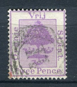 ORANGE FREE STATE; 1880s classic QV issue used 3d. value fair Postmark