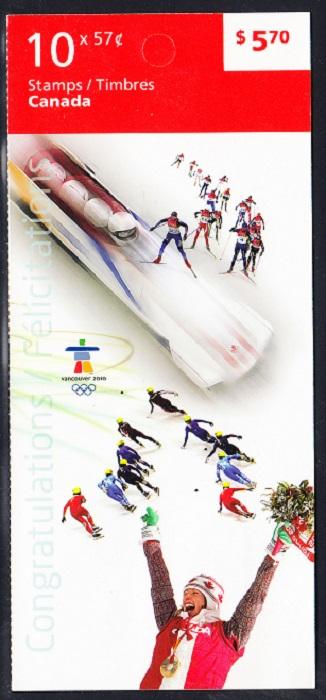 CANADA  BK425 - # 2374-2375 Mint NH - Vancouver Olympics 2010