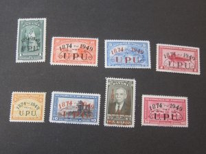 Morocco 1949 Sc 368-70,C114-18 set MNH