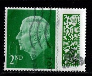 Great Britain - #MH***  2023 Machin King Charles III Barcoded (Off Paper) - Used