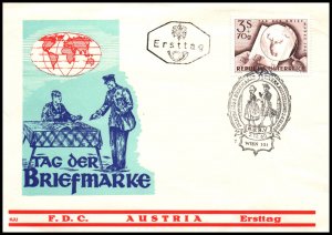 Austria B302 U/A FDC