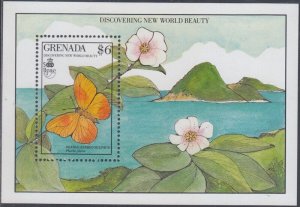 GRENADA Sc #1819 MNH S/S - BUTTERFLIES