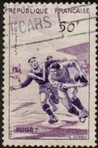 France 803 - Used - 50fr Rugby (1956) +