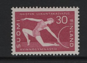 Finland    #365  MNH   1959  woman gymnast