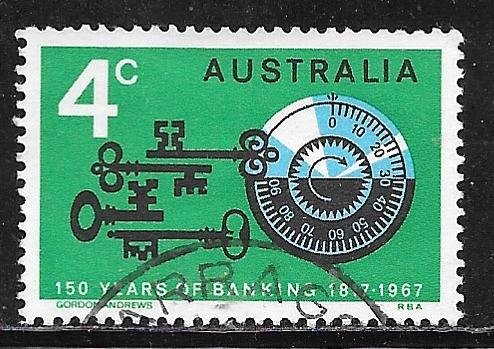 Australia 425: 4c Old keys, combination lock, used, VF