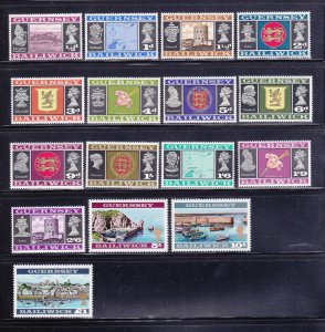 Guernsey 8-23 Set MNH Various