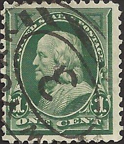 # 279 DEEP GREEN USED BEN FRANKLIN