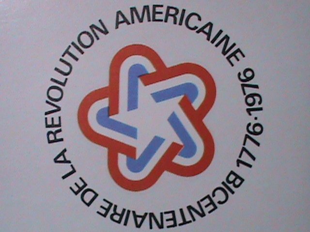 CENTRAL AFRICA-1976-BICENTENARY OF AMERICAN REVOLUTION CTO S/S-VERY FINE