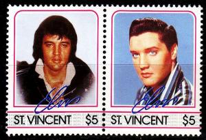 ST. VINCENT [1985] MiNr 0868+69 ( **/mnh ) Elvis Presley