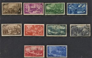 STAMP STATION PERTH-Italy #495-504 Short Set Used / MLH